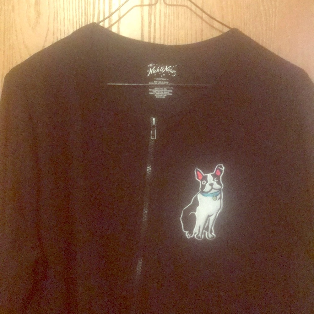 Nick and Nora pajama onesie
